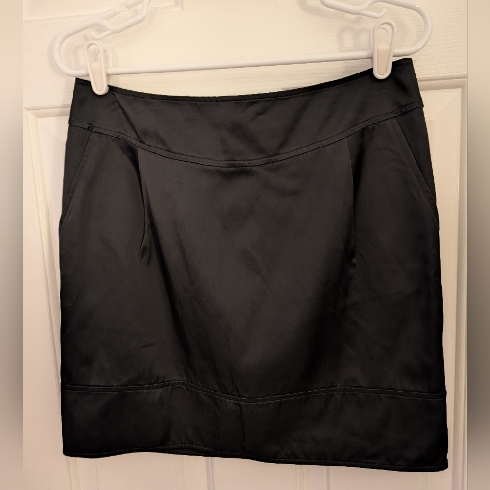 Martin + Osa Black Pencil Skirt Knee-Length Work